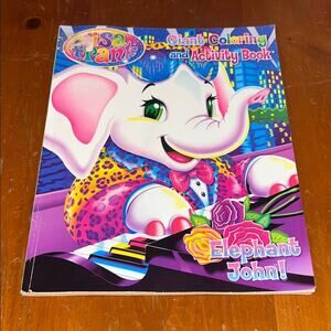 Lisa Frank Elephant John Giant Coloring & Activity Book